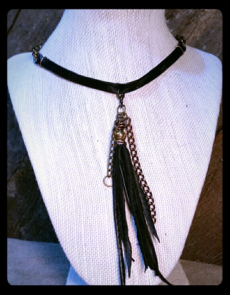 Handmade Genuine Leather Necklace